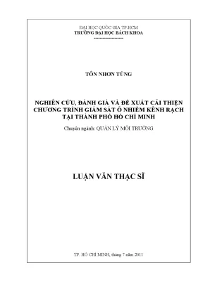 Luận Văn Thạc Sĩ: Đánh Giá Và Cải Thiện Chương Trình