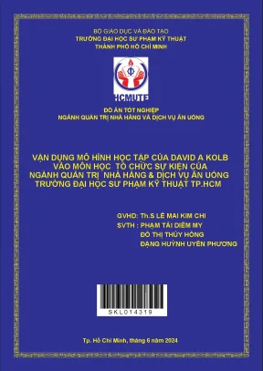 Đồ án tốt nghiệp quản lý nhà hàng: Ứng dụng mô hình học 