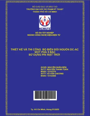 Thiết kế và thi công bộ biến đổi DC-AC 1 pha 5 bậc sử 