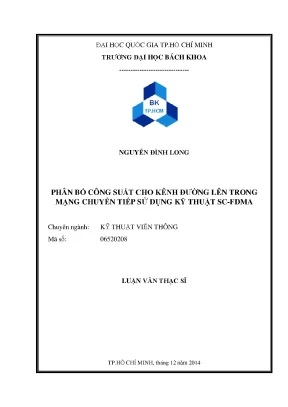 Phân bổ công suất tối ưu cho kênh đường lên trong mạng