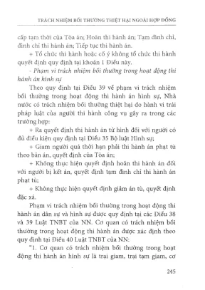 Bình Giảng Và Áp Dụng Trách Nhiệm Bồi Thường Thiệt Hại