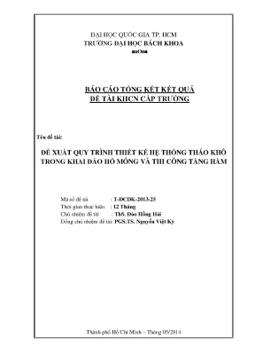 Quy Trình Thiết Kế Hệ Thống Tháo Khô Hiệu Quả Cho Khai 