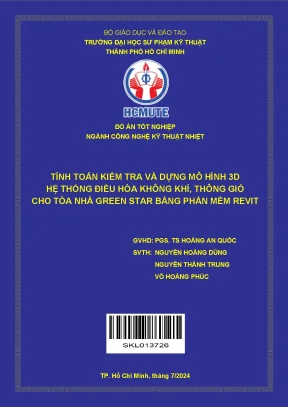 Đồ án tốt nghiệp: Tính toán và mô hình 3D hệ thống điều 