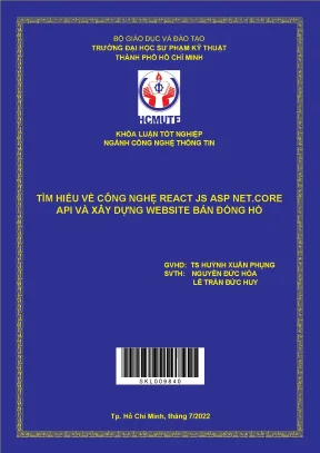 Hướng dẫn xây dựng website bán đồng hồ với React JS và