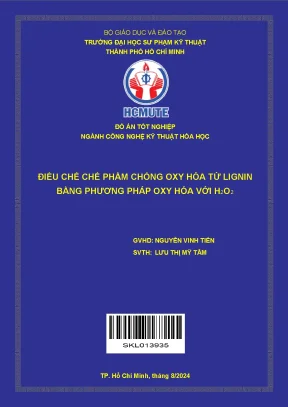 Đồ án tốt nghiệp: Điều chế chế phẩm chống oxy hóa từ 