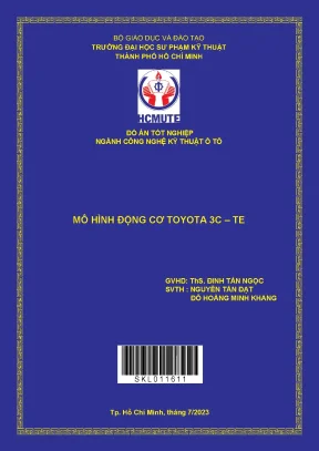 Mô Hình Động Cơ Toyota 3C-TE: Chi Tiết Và Ứng Dụng