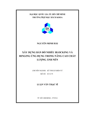 Luận văn thạc sĩ: Xây dựng bản đồ nhiễu blocking và
