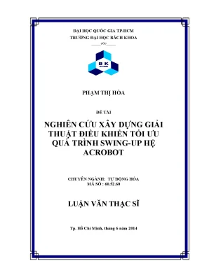 Nghiên cứu xây dựng giải thuật điều khiển tối ưu quá 