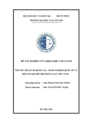 Nghiên cứu tiền kỹ thuật số quốc gia: Kinh nghiệm quốc