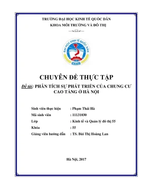 Phân Tích Sự Phát Triển Chung Cư Cao Tầng Tại Hà Nội