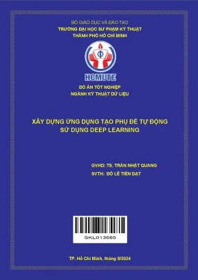 Đồ án tốt nghiệp: Xây dựng ứng dụng tạo phụ đề tự động 