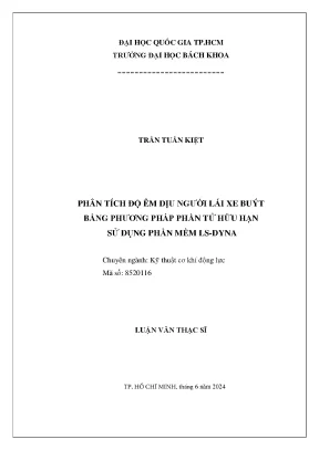 Phân Tích Độ Êm Dịu Người Lái Xe Buýt Bằng Phương Pháp