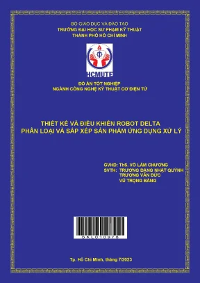 Thiết kế và điều khiển robot delta phân loại sản phẩm