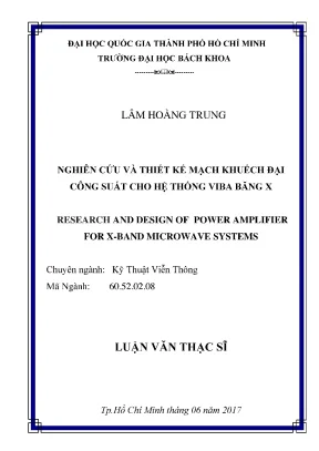 Nghiên cứu và thiết kế mạch khuếch đại công suất cho hệ