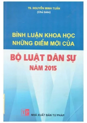 Phân tích điểm mới Bộ luật Dân sự 2015 - Nguyễn Minh