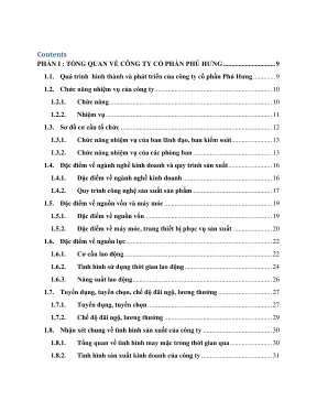 Chuyên đề thực tập nâng cao chất lượng sản phẩm may mặc của công ty cổ phẩn phú hưng
