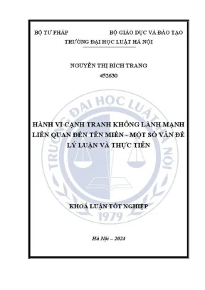 Hành vi cạnh tranh không lành mạnh liên quan đến tên 