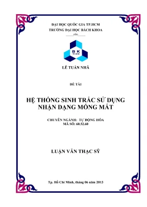 Hệ thống sinh trắc tự động hóa qua nhận dạng mống mắt