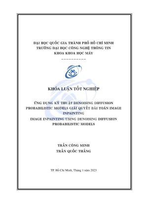 Ứng dụng Denoising Probabilistic Diffusion Model trong