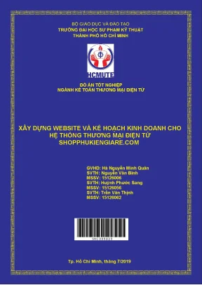 Xây dựng website và lập kế hoạch kinh doanh cho
