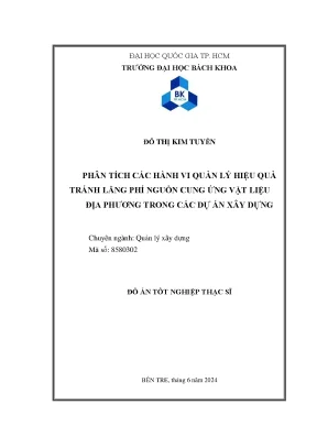 Phân tích hành vi quản lý hiệu quả để tránh lãng phí