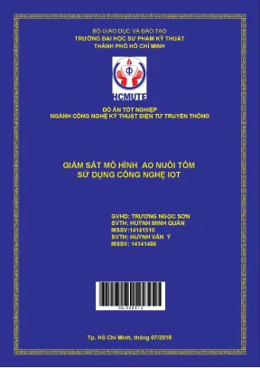 Giám sát mô hình ao nuôi tôm bằng công nghệ IoT hiệu quả
