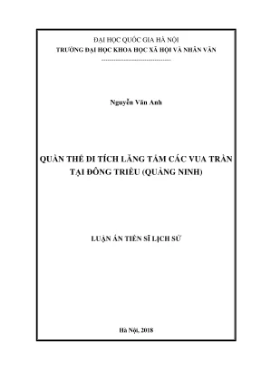 Luận Án Tiến Sĩ: Khám Phá Lịch Sử Quần Thể Di Tích Lăng 