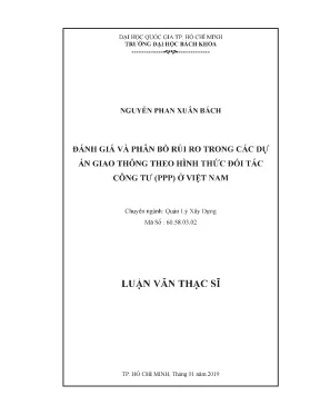 Đánh Giá Và Phân Bổ Rủi Ro Trong Dự Án Giao Thông PPP