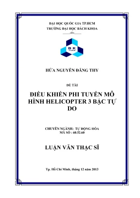 Luận Văn Thạc Sĩ: Tự Động Hóa Điều Khiển Mô Hình 