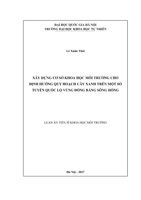 Cơ sở khoa học môi trường cho quy hoạch cây xanh trên 