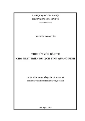 Luận Văn Thạc Sĩ: Chiến Lược Thu Hút Vốn Đầu Tư Phát