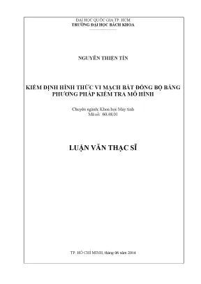 Kiểm Định Hình Thức Vi Mạch Bất Đồng Bộ Bằng Phương Pháp