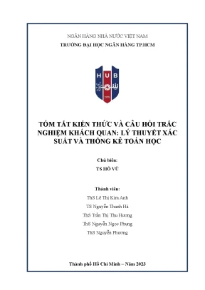 Tóm tắt lý thuyết xác suất và thống kê toán học kèm câu 