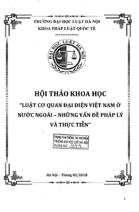 Hội Thảo Khoa Học Cấp Khoa Luật: Vấn Đề Pháp Lý và Thực 