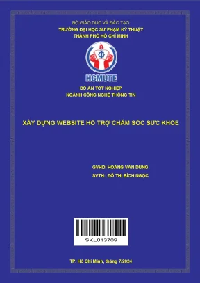Đồ Án Tốt Nghiệp CNTT: Xây Dựng Website Chăm Sóc Sức Khỏe