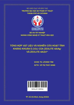 Nghiên cứu tổng hợp vật liệu zeolite 4a và hoạt tính 
