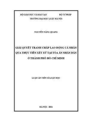 Giải quyết tranh chấp lao động cá nhân qua thực tiễn xét