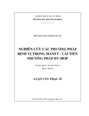 Đỗ Nguyễn Minh Tuấn: Nghiên Cứu Phương Pháp Định Vị