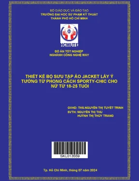 Đồ án tốt nghiệp: Thiết kế bộ sưu tập áo jacket 