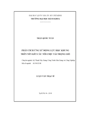 Phân Tích Ứng Xử Động Lực Học Khung Trên Nền Kết Cấu Nổi
