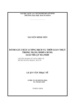 Đánh giá chất lượng dịch vụ thời gian thực trong mạng