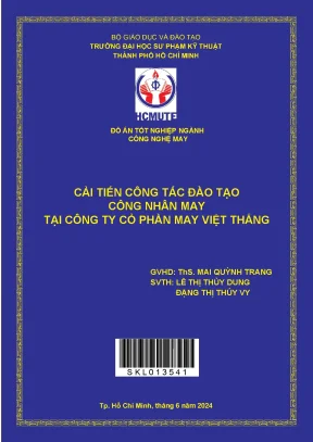 Cải tiến công tác đào tạo công nhân may tại Công ty Cổ 