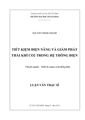 Luận Văn Thạc Sĩ: Giải Pháp Thiết Bị Mạng & Nhà Máy Điện