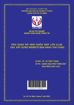 Ứng dụng mô hình ngôn ngữ lớn LLM xây dựng website bán
