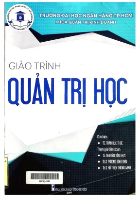 Giáo Trình Quản Trị Học Trần Dục Thức Và Các Tác Giả 