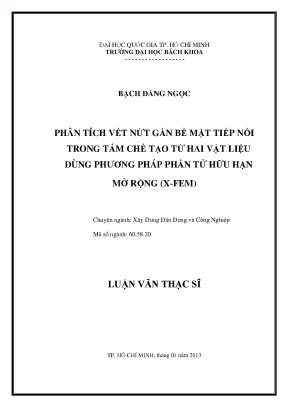 Phân Tích Vết Nứt Gần Bề Mặt Tiếp Nối Trong Kỹ Thuật Xây