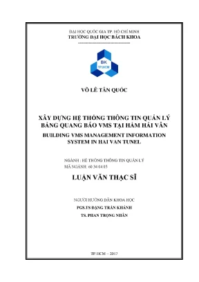 Luận Văn Thạc Sĩ: Xây Dựng Hệ Thống Thông Tin Quản Lý