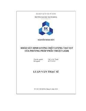 Khảo sát định lượng chất lượng tạo vạt trong phẫu thuật