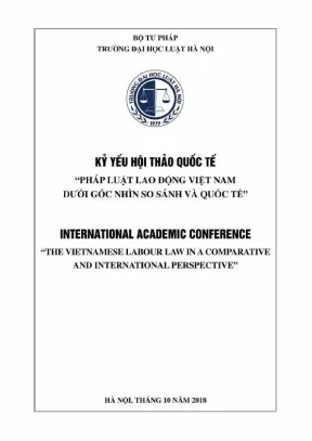 Pháp Luật Lao Động Việt Nam: Góc Nhìn So Sánh Và Quốc Tế