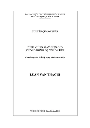 Luận Văn Thạc Sĩ: Thiết Bị Mạng & Nhà Máy Điện Điều